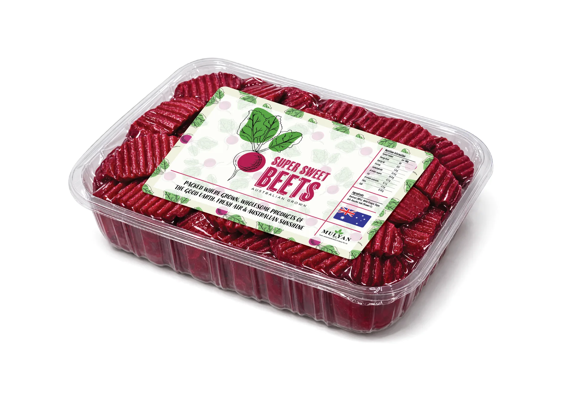 Super Sweet Beets packaged sliced beetroot ready for food service